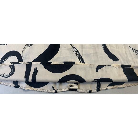 Milk & Honey White Black Long Sleeve Blouse Size 3x Plus Size Used - Picture 7 of 8